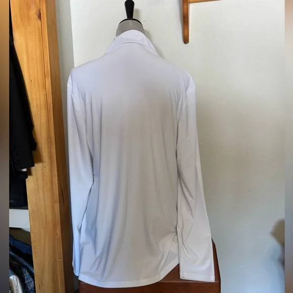 Halogen white turtleneck.  Worn 1x.   Smoke free home. - Picture 3 of 3
